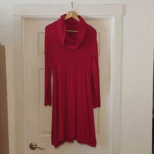 Style & Co. Red Sweater Dress (XL)